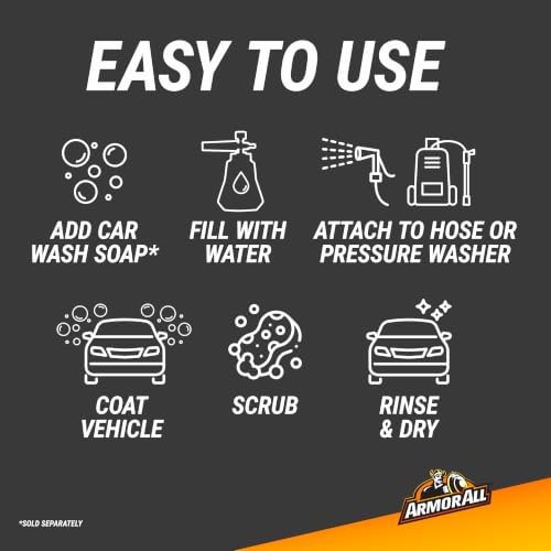 2-in-1 Foam Cannon Kit for Garden Hoses and Power Washers