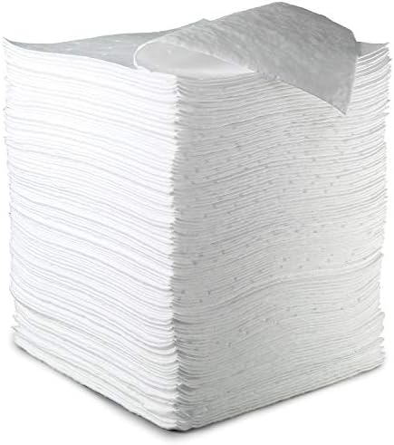 Petroleum Sorbent Pad HP-156, High Capacity, White (Case of 100)