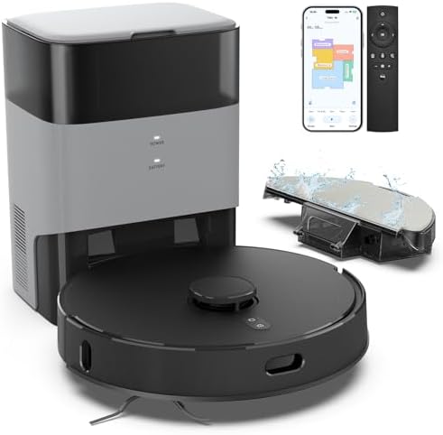Robot Vacuum and Mop for Pet Hair, Intense Power-Lifting Suction