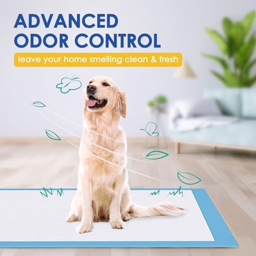 36"x36" Pee Pads for Dogs-100 Pack Super Absorbent XXXL Potty Pads for Dogs