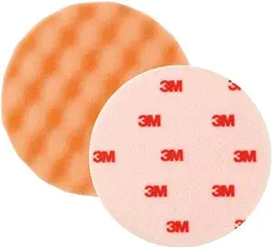 3M Perfect-it III Polishing Foam Studded - Extra Life, Orange, Diameter 133mm, 2 Pieces