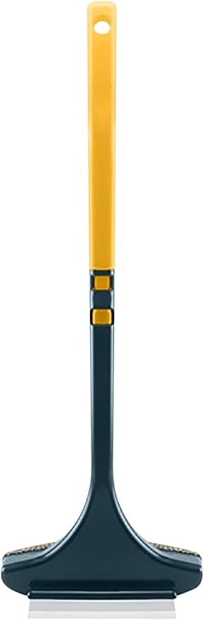 Multifunctional Screen Brush ，2 in 1 Window Cleaner Brush，Extendable Window Cleaning Tool Multifunctional Screen Brush Wet and Dry Glass Cleaning Brush (Green + Yellow)