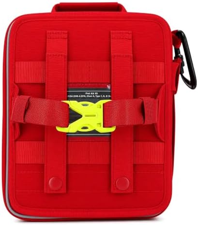 Lightning X 269 Piece First Aid Kit OSHA ANSI Class A+, Soft Case Emergency Medical Kit, Portable Trauma Kit for Home, Vehicle, Workplace, Travel, Outdoor