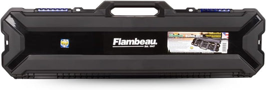 Flambeau Outdoors 4455BB Rod Bunk Box, Portable Fishing Rod Storage, Black