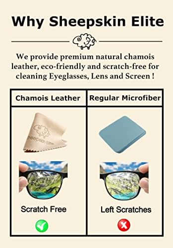 Natural Chamois Leather Eyeglass Cleaning Cloth Camera Lens Cleaning Cloths Screen Cleaning Cloth Glasses Cleaning Cloth Tablets Cloth Chamois Cleaning Cloths for Eyeglasses (4 Packs, Small)