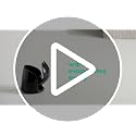 OXO Good Grips Compact Toilet Brush & Canister - Gray