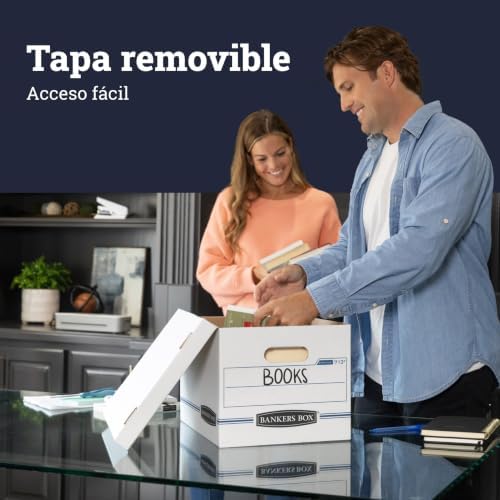 6-Pack Basic-Duty File Storage Box with Lid, Letter/Legal