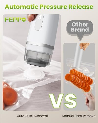 Vacuum Sealer for Food with Visible Water Tank, 30 Reusable Bags