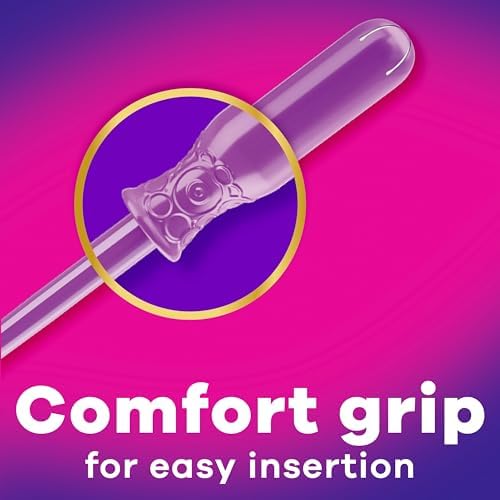 Radiant Tampons for Women, with LeakGuard Braid, Super Absorbency, Unscented, 84 Count (3 Packs of 28), Packaging May Vary