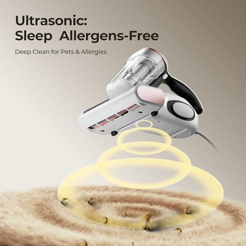 J300 Bed Vacuum Cleaner, Dust Sensor, Pet Hair, UV and Heat, Corded