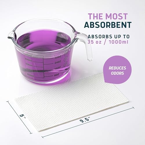 Lavender Scented Super Absorbent Commode Pads - Value Pack 100 Pads