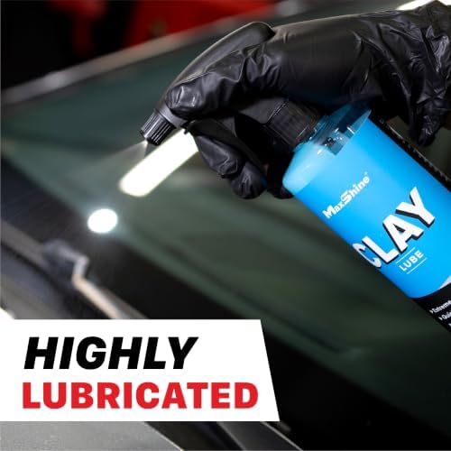 Clay Lube Spray 16oz | Synthetic Lubricant for Clay Bars & Pads | Quick Detailer with Pleasant Scent | Provides Smooth Glide & Surface Protection for Car Paint, Glass & Auto Detailing