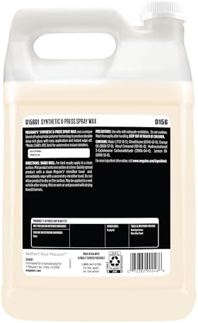 Professional D156 Detailer Synthetic X-Press Spray Wax, 1gal