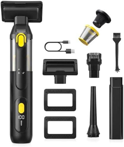 Handheld Vacuum Cleaner 20000PA High Power, 4-in-1 Mini Car Vacuum
