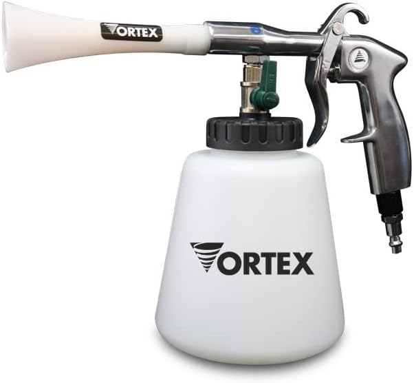 Vortex I Air Cleaning Gun – Deep Cleans Auto Interiors & Exteriors – Compressed Air Powered – Car Detailing Tool for Dirt, Dust, Grime & Stains