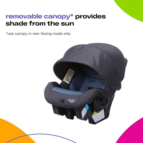 Kids ShadeVenture 2-in-1 Convertible Car Seat, Black Mondo