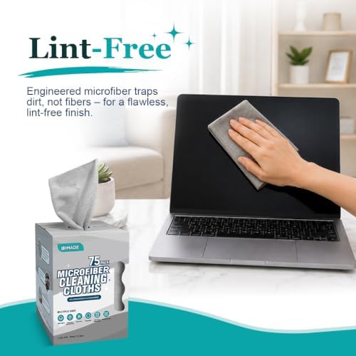 Microfiber Cleaning Cloth, 75 Sheets Microfiber Towels for Cars