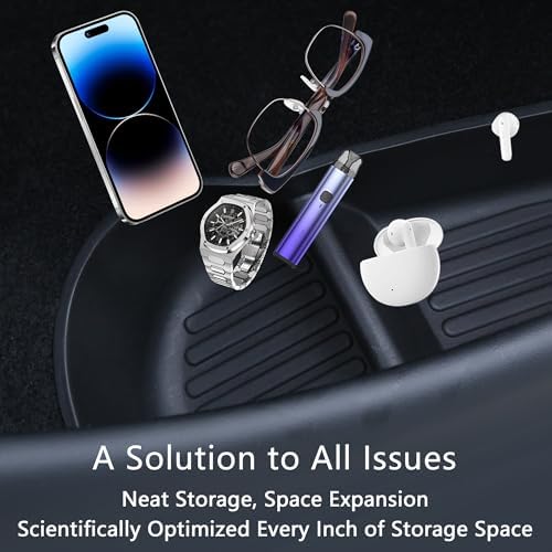 4PC Car Door Organizer Tray for Tesla Model Y Juniper 2026 2025