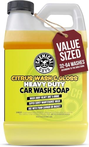 Citrus Wash & Gloss Foaming Car Wash Soap, High Suds, 64 oz