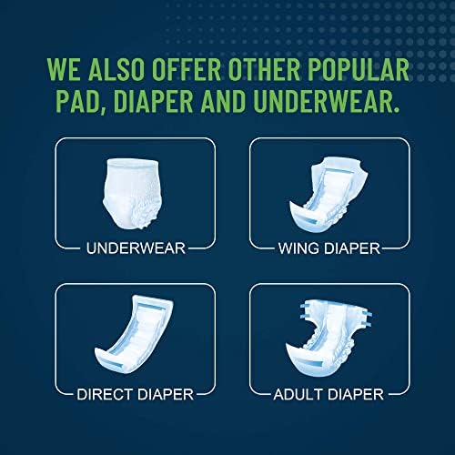 Disposable Underpads, Bed Pads, Incontinence Pad, Super Absorbent, 50 Count, Blue (XL 30x36 Inch)