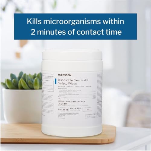 Germicidal Wipes, Disinfecting Alcohol Wipes, 12 Pack, 1920 Wipes