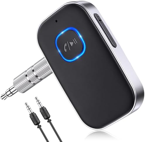 Bluetooth Receiver for Car, 3.5mm AUX Bluetooth Car Adapter