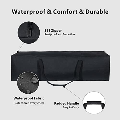 1-Pack Long Storage Duffle Bag – 46" x 12.5" x 12.5", 30Gal