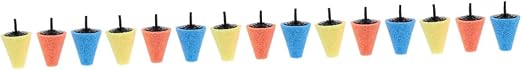 SUPVOX 15pcs Car Sponge Tire Shine Applicator Pad Polishing Pad for Drill Buffing Wheel Hub Professional Car Care Access