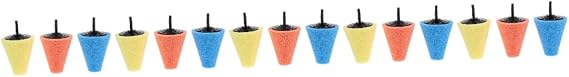 SUPVOX 15pcs Car Sponge Tire Shine Applicator Pad Polishing Pad for Drill Buffing Wheel Hub Professional Car Care Access