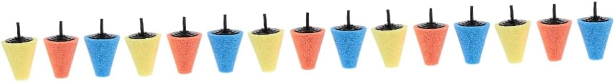 SUPVOX 15pcs Car Sponge Tire Shine Applicator Pad Polishing Pad for Drill Buffing Wheel Hub Professional Car Care Access