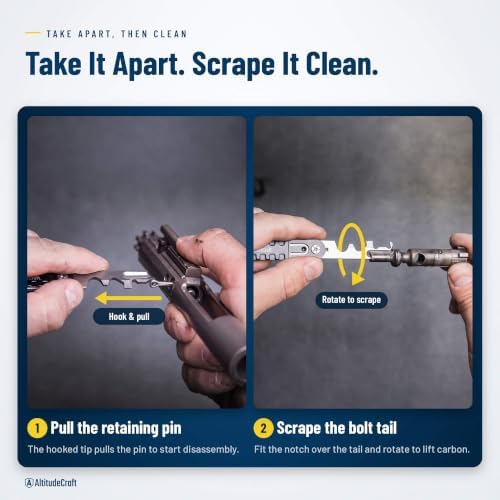 Carbon Multi-Scraper, Bolt Carrier Group Carbon Removal Tool