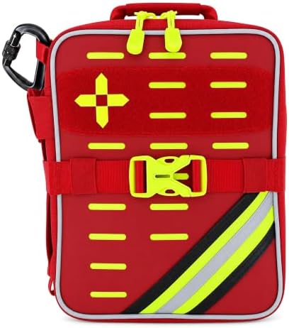 Lightning X 269 Piece First Aid Kit OSHA ANSI Class A+, Soft Case Emergency Medical Kit, Portable Trauma Kit for Home, Vehicle, Workplace, Travel, Outdoor