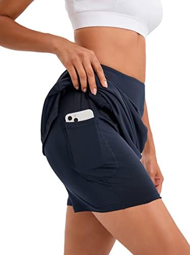 Women's Active Athletic Skort Lightweight Tennis Skirt Perfect for Running Training Sports Golf