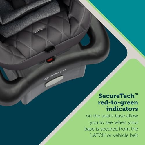 OnBoard™ Insta-Latch™ DLX Infant Car Seat with Base, Baby Car Seat for 4-30 lbs., Rear Facing Car Seat, Beach Rose