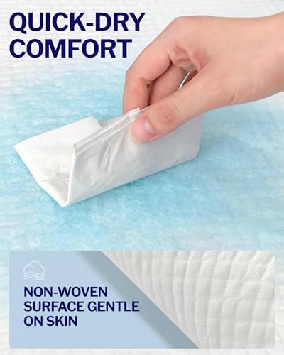 Ultra Thick Bed Pads, 36x30 in, 6-Layer,Leakproof, 50-Pack