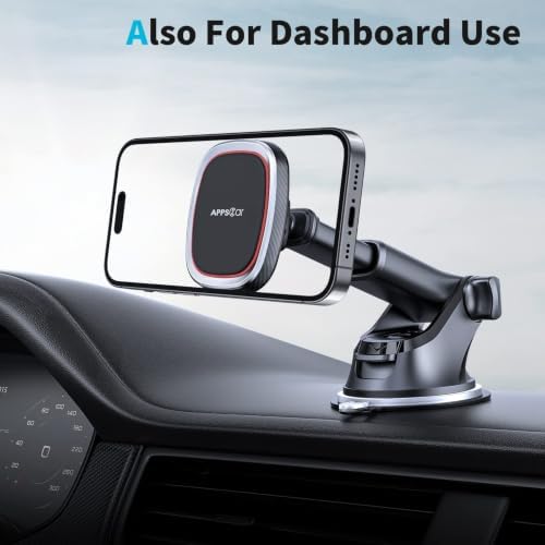 Magnetic Phone Holder for Car, Dashboard Windshield Phone Mount
