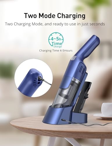 Hand Held Vacuum Cordless 24KPa, Lightweight for Pet Hair and Home