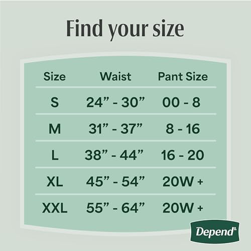 Fresh Protection Adult Diapers for Women, Large, 72 Count
