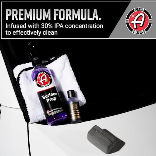 Adam's Polishes Surface Prep (16oz) - A Surface Cleanser Spray for Auto Paint Prep to Apply Any Ceramic Coating, Car Wax, or Spray Sealant | Use After Clay Bar, Car Wash & Orbital Polisher Treatment