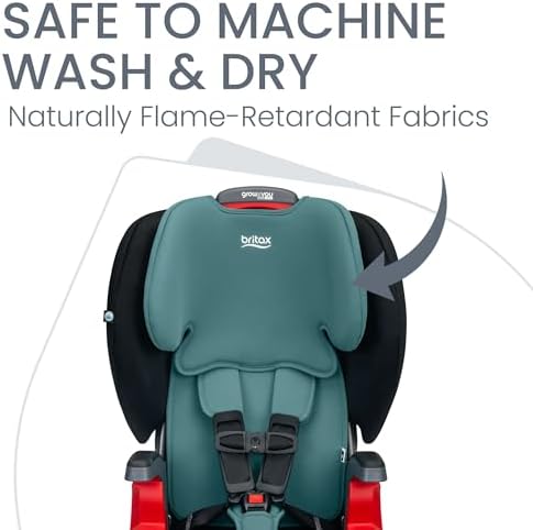 Britax Grow with You ClickTight Harness-2-Booster Car Seat, 2-in-1 High Back Booster, Green Contour