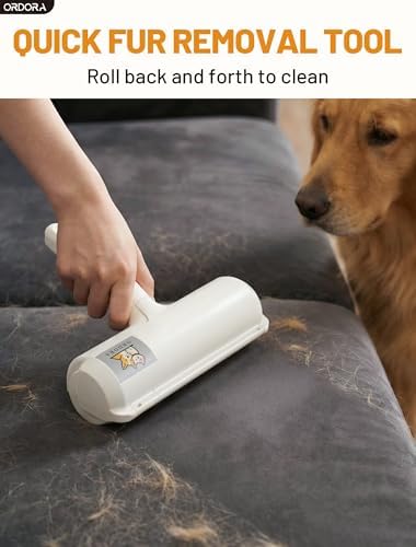 Pet Hair Remover Roller, Reusable Lint Roller for Dog and Cat Hair