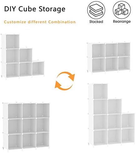 Closet Organizers and Storage, 6 Cube Storage Organizer, White