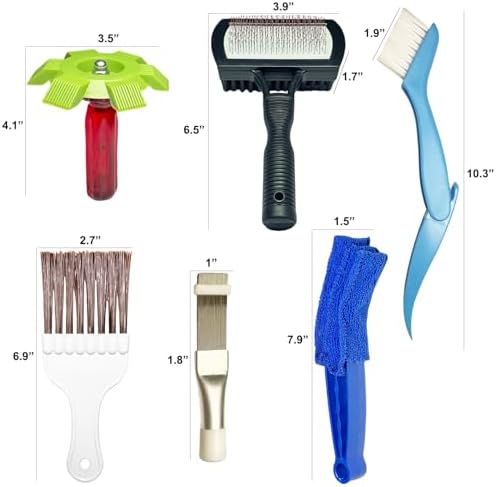 Air Conditioner Fin Cleaning Kit, HVAC Coil Cleaner Set AC Fin Comb Brush