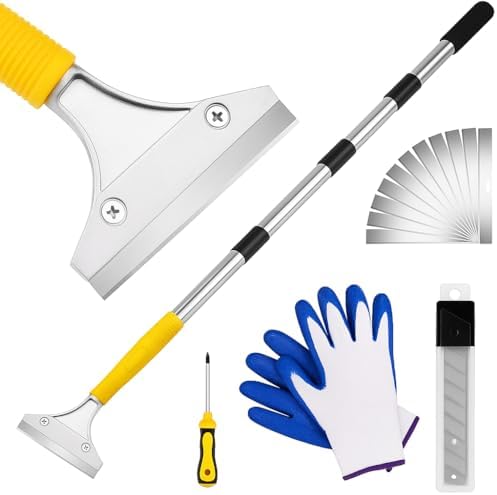 Scraper Tool 5.4 ft (65 in), Adjustable Floor Scraper