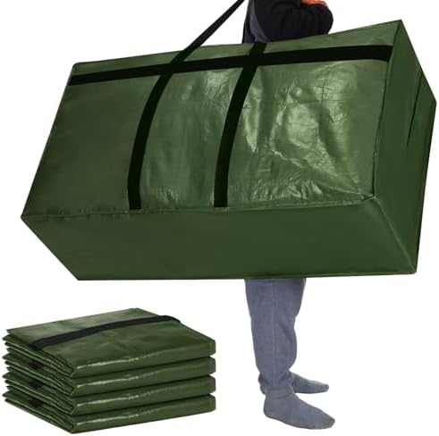 4 Pcs 57 Gallon Extra Large Moving Bags XXL Heavy Duty Storage Bags