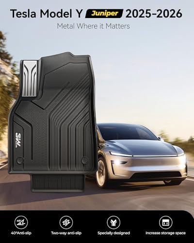 Tesla New Model Y Juniper 2025 2026 2027 Floor Mats, Not for Standard