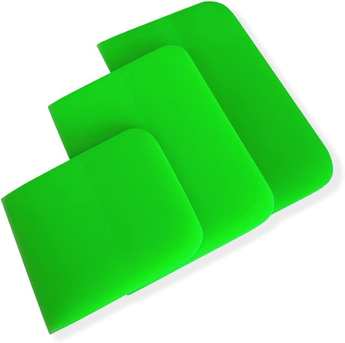 New Green Squeegee TPU PPF Oxford Scraper for Car Clothing Transparent Film Vinyl Wrapping Paint Protective Film Tools (Green)