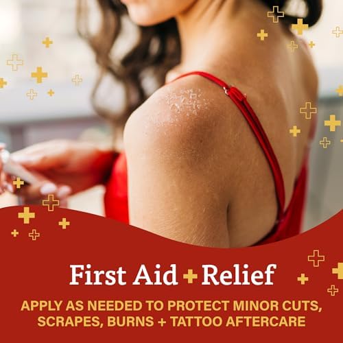 First Aid Healing Ointment, Dry Cracked Skin Protectant - 4 oz (Pack of 3)