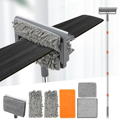 Baseboard Cleaner Tool with Handle, Ceiling Fan Cleaner Duster