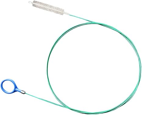 Bittwee Auto Sunroof Drain Cleaning Tool, Drain Dredging Slim Cleaning Brush, Nylon Spring Brush for Windshield Wiper Dr